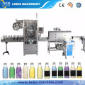 Automatische PVC-Schlauch Flasche Shrink Etikettiermaschine